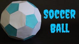 How To: Origami Soccer Ball Size 1 (Blue-White)