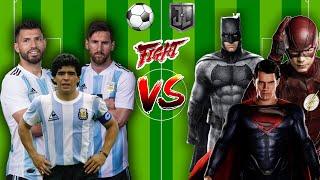 Argentina Legends vs Justice League  Who Wins?