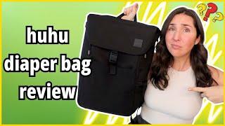 Huhu Diaper Bag Review: BEST DIAPER BAG BACKPACK? + huhu Everyday Changing Wallet Review