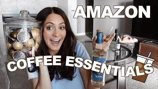 AMAZON COFFEE ESSENTIALS | Make the best iced coffee at home! ️