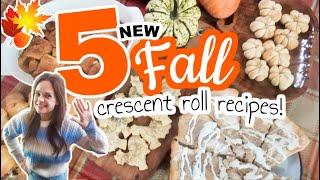  FIVE Fall Crecent Roll Recipes for Thanksgiving! | Easy Thanksgiving Sides & Desserts