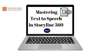 How Can You Master Quick Text-to-Speech in Storyline 360? Step-by-Step Tutorial