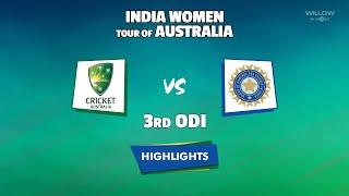 Highlights: 3rd ODI, Australia Women vs India Women | 3rd ODI - AUSW vs INDW