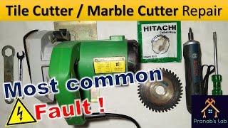 Marble Cutter | Troubleshoot & Repair | How to Repair Portable Machine