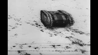 Captured SU-85 SPG blown up by a Goliath tracked mine (SdKfz 302)