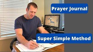 How to prayer journal and prayer list, Super simple method, New Year New journal.