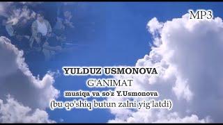 Yulduz Usmonova - G'animat | Bu qo'shiq butun zalni yig'latdi | Studio version
