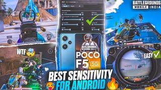 Best Sensitivity setting for Android| Poco F5 90 Fps bgmi test | Poco F5 Stills worth in 2025 ?