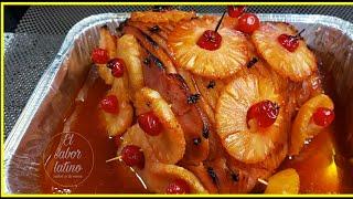  Delicious baked ham with pineapple