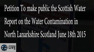 What caused the "Smelly Water" contamination in North Lanarkshire Scotland