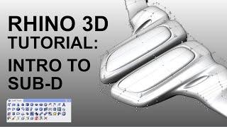 Rhino 3D Organic Tutorial: Introduction to SubD or Subdivision Modelling 【犀牛3D教程：SubD或细分建模入门】