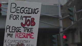 Man spotted 'begging for a job,' passing out resumes on St. Charles