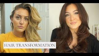 the CORRECT way to dye you hair BRUNETTE from BLONDE! *AT HOME TRANSFORMATION* GREAT FOR QUARANTINE