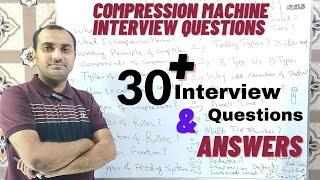 Compression Machines Interview Questions | Pharma Interview Questions | Tablet Press