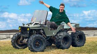300HP 6 Wheel Drive Mini Jeep Insane Transformation!