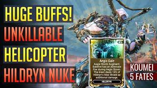 Buffed! Unkillable Helicopter Hildryn Nuke! | Koumei & The 5 Fates