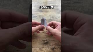 PAPER JACKKNIFE ORIGAMI CLASP-KNIFE TUTORIAL | DIY JACKKNIFE PAPER ORIGAMI KNIFE WEAPON ORIGAMI ART