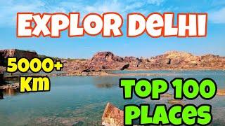 New Explor Delhi Series Trip Start||5000+ Km Ride Top 10 best Places Of Delhi #travelindia #travel