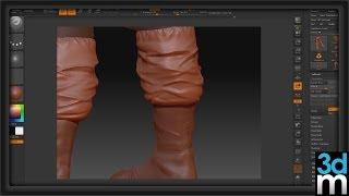 Sculpting Cloth in zBrush (3dm Promo)