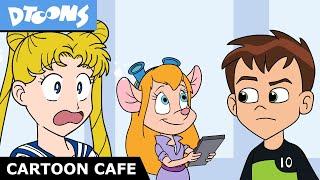 Cartoon Cafe Ep. 8 | + More | Cartoon Crossover Parody | Dtoons