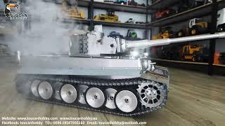 the monster Henglong 1/8 full metal German Tiger I RTR remote control tank #rctank #rcmodel #rchobby