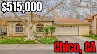 FULL Walkthrough Tour of 409 Mission Santa Fe Circle | $515,00 with a Pool | Chico, CA