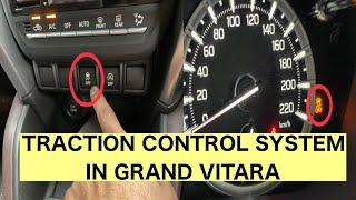 GRAND VITARA 2023 | TRACTION CONTROL SYSTEM IN GRAND VITARA | HOW TRACTION CONTROL SYSTEM WORKS(TCS)