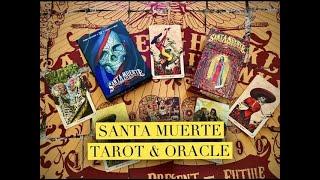 The Santa Muerte Tarot & The Santa Muerte Oracle Deck Comparison with Cassidy the Cardslinger