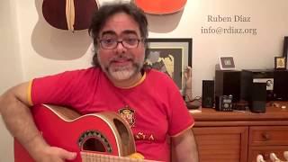 Teaching is much more difficult than playing flamenco guitar/ lessons Skype/ Ruben Diaz