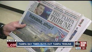 Tampa Bay Times purchases the Tampa Tribune