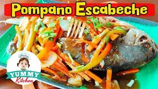 Pompano Escabeche | Paano Magluto ng Masarap na Escabecheng Pompano
