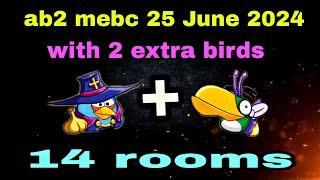 Angry birds 2 mighty eagle bootcamp Mebc 25 June 2024 with 2 extra birds blues+hal#ab2 mebc today