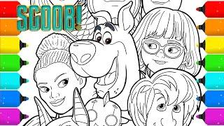 Digital Drawing and Coloring Scooby Doo Coloring Pages-Timelapse