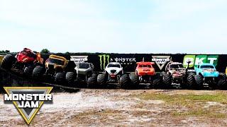 Adam Anderson Get the World Record in the Most Monster Jam Trucks Jumped! | Monster Jam