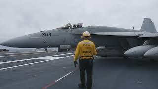 FLIGHT OPS aboard the Aircraft Carrier USS Nimitz (CVN 68)