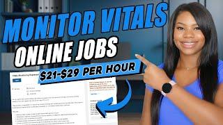 2 Hiring Immediately Work-From-Home Jobs | Monitor Vitals + No Experience | Paying Up to $29/Hour!