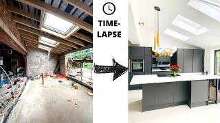 WRAP AROUND KITCHEN EXTENSION TIME-LAPSE: + UTILITY & EN-SUITE GUEST ROOM / OFFICE