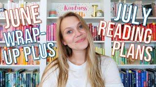 It's a Double-Feature: June Wrap-Up and July TBR | Summerween, Book Clubs, and Reading Vlog Plans