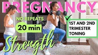 Prenatal Strength Workout For a LEAN TONED Pregnancy