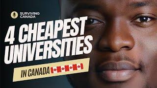 Surviving Canada Ep7: 4 cheapest Universities in Canada for international students