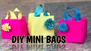 How To Make Mini Paper Bags  | Sinoos World