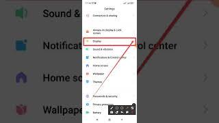 How to display dark mode setting on Android Phone