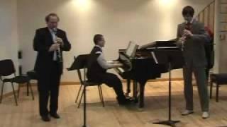 Felix Mendelssohn. Concert Piece No.1 for 2 Clarinets & Piano.