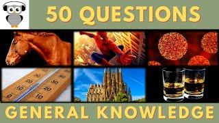 General Knowledge Quiz Trivia #169 | Horse, Spiderman, Virus Spread, Temperature, Whiskey, Church