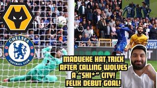 NONI MADUEKE HAT TRICK! | JOAO FELIX CHELSEA DEBUT GOAL! WOLVES 2-6 CHELSEA LIVE REVIEW & HIGHLIGHTS