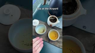 Tea is about making time and space for yourself wherever you are #tea #airport #jessesteahouse