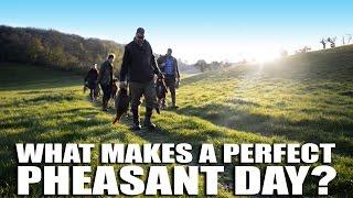 What makes a perfect pheasant shoot day?