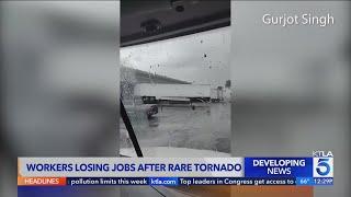 Workers losing jobs after rare, damaging tornado in Montebello