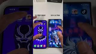 IPhone 15 Pro Max VS Samsung Galaxy S24 Ultra Speed Test