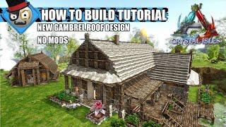 Ark: Survival Evolved - How to Build a Large House - New Roof building Design (No Mods)